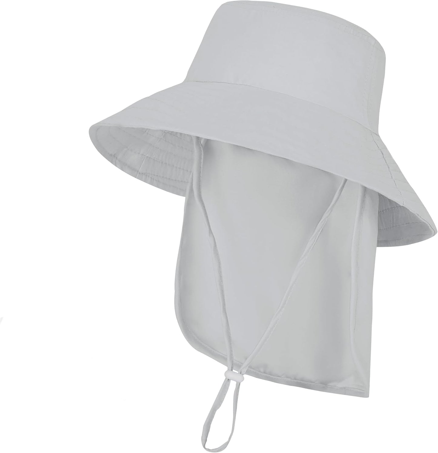 Baby Sun Hat Toddler Bucket Hats with Removable Neck Flap for Boys Girls Kids with Wide Brim Summer
