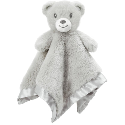 Bear Security Blanket Soft Minky Baby Lovey Animal Plush Blanket Unisex Lovie Gift for Toddler