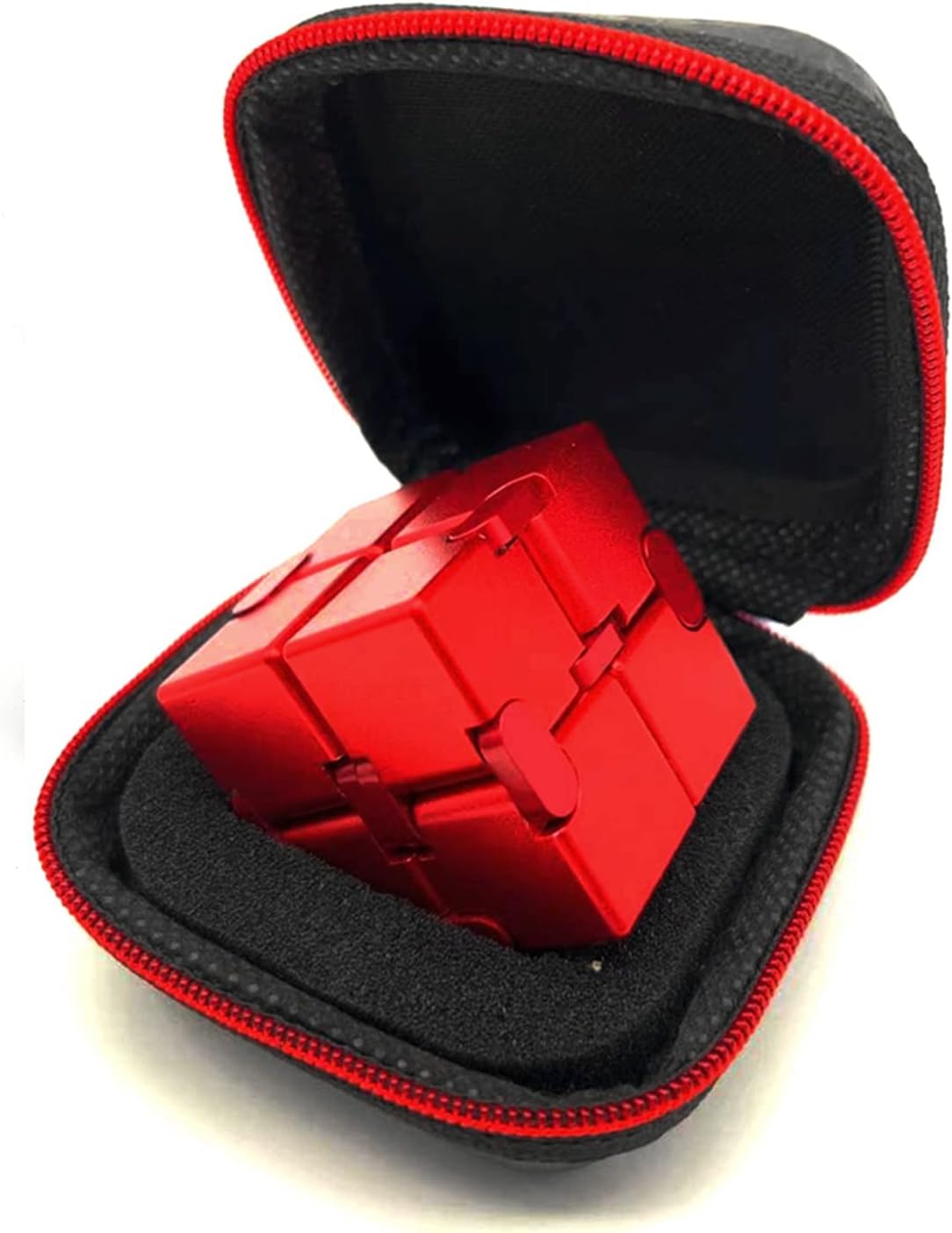 Fidget Blocks Toys Infinity Cube Anxiety Stress Relief Toy for Adults Gifts Aluminum Alloy Material