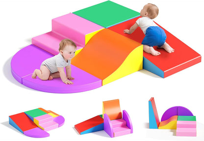 Lischwert Foam Climbing Blocks for Toddlers, Baby Climbing Blocks Soft Play Climbing for Toddlers