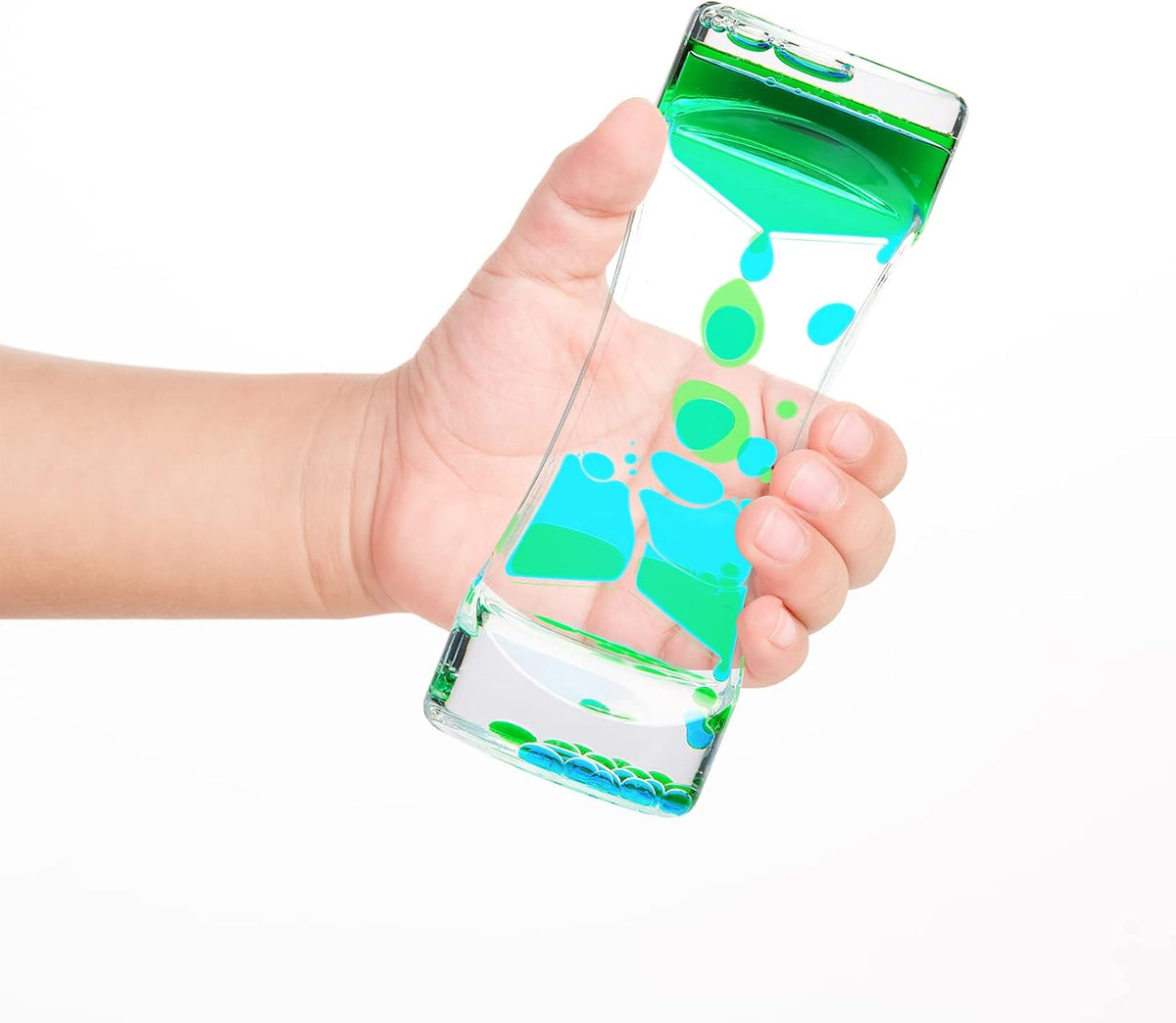 Liquid Motion Bubbler Timer 2Pack Sensory Toy for Relaxation,Liquid Motion Timer Toy Floating Color