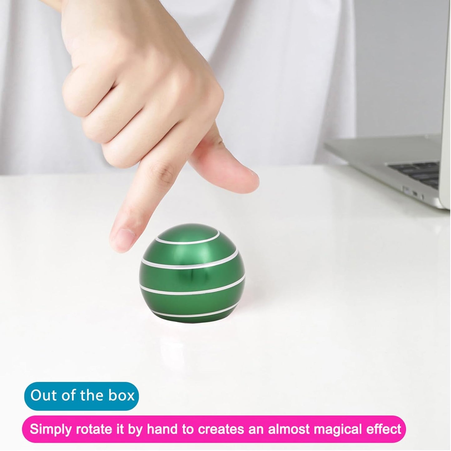 Desk-Toys for Fidget Kinetic-Cool-Gadgets: Cool-Stuff for Kid Children Teen Adult, Optical-Illusion