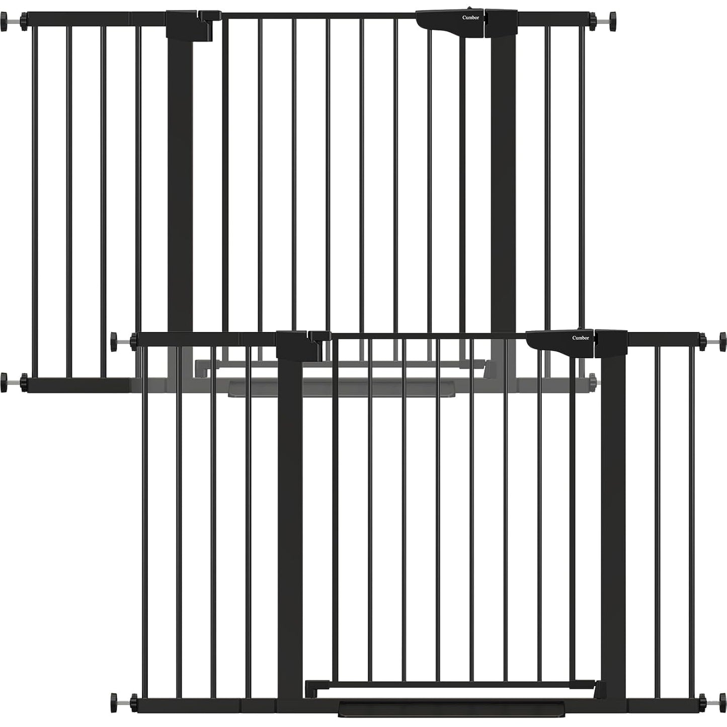 Cumbor 2 Pack 29.7"-48" Baby Gate for Stairs, Mom's Choice Awards Winner-Dog Gate for Doorways