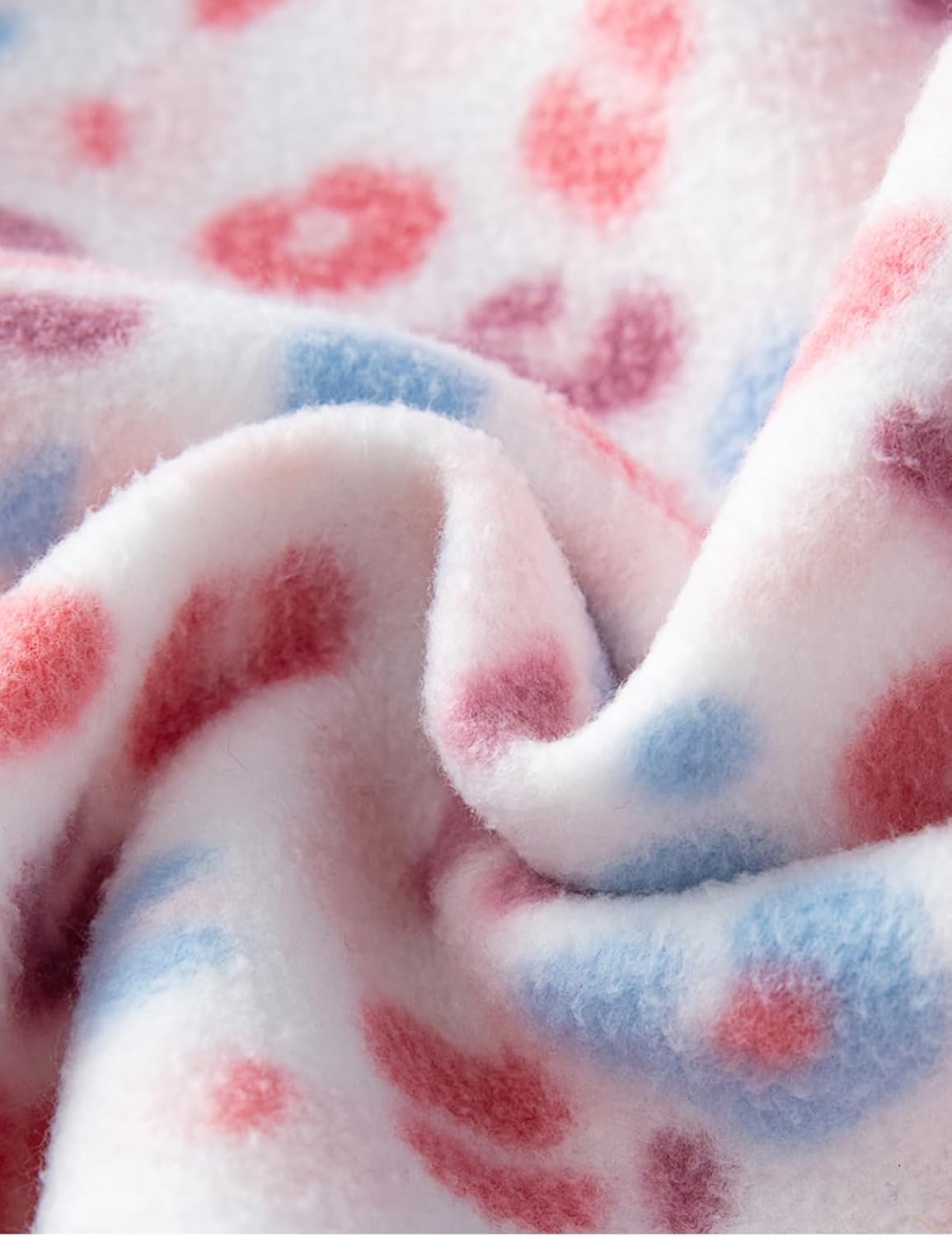 Kids Printed Polar Fleece Jacket Toddler Baby Boys Girls Autumn Winter Warm Sherpa Lining Outerwear