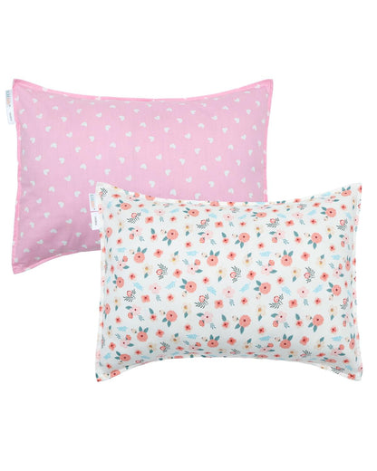 ALVABABY Toddler Pillowcases 2 Pack Organic Cotton Kids Pillow Cover Fit 13"x 18" or 12"x24"