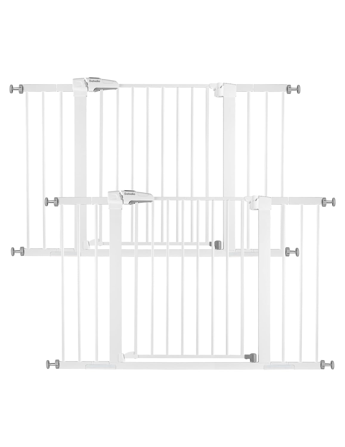Babelio Baby Gate, 29-48 Inch Auto Close Pet Gate, Easy Install Pressure-Mounted Safety Gate, Extra