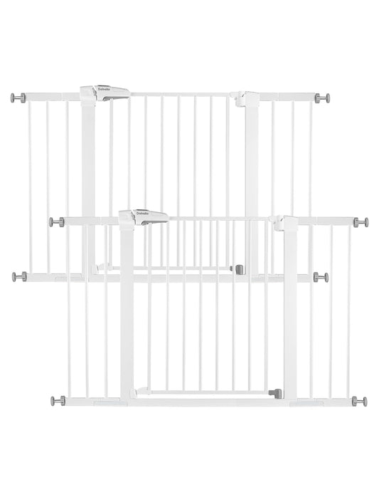Babelio Baby Gate, 29-48 Inch Auto Close Pet Gate, Easy Install Pressure-Mounted Safety Gate, Extra