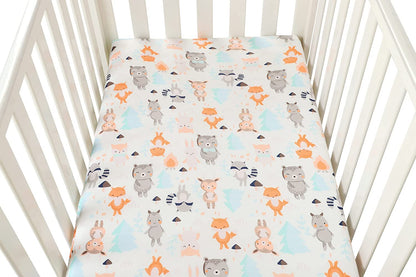 Pack n Play Sheet Stretchy Fitted Portable Mini Crib Sheets Set 3 Pack,Playard Sheets Convertible