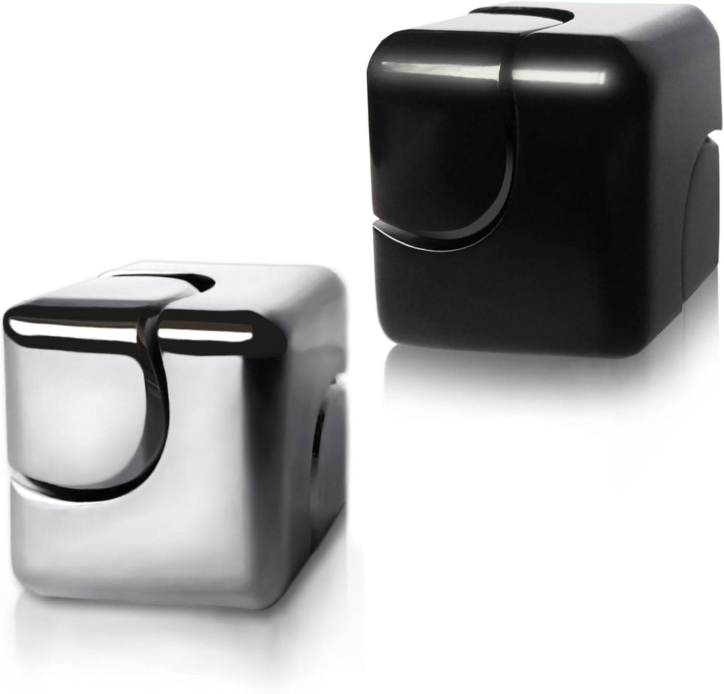 2pc Fidget Spinner Toys Cube Adults, Easter Basket Stuffers for Teens Metal EDC Cool Desk Gadgets