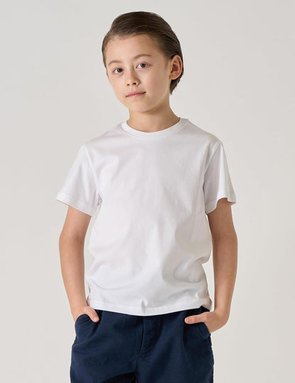 LAPASA Kids T-Shirts Short Sleeve (4 Pack) 100% Cotton Plain Top Tees Boy & Girl Unisex Toddler
