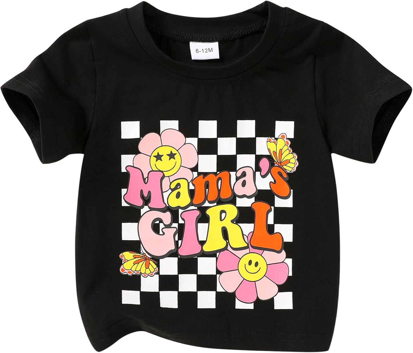 Happy Town Toddler Clothes Baby Boy Girl Smiley Face Shirt Short Sleeve T-Shirt Tee Summer Tops