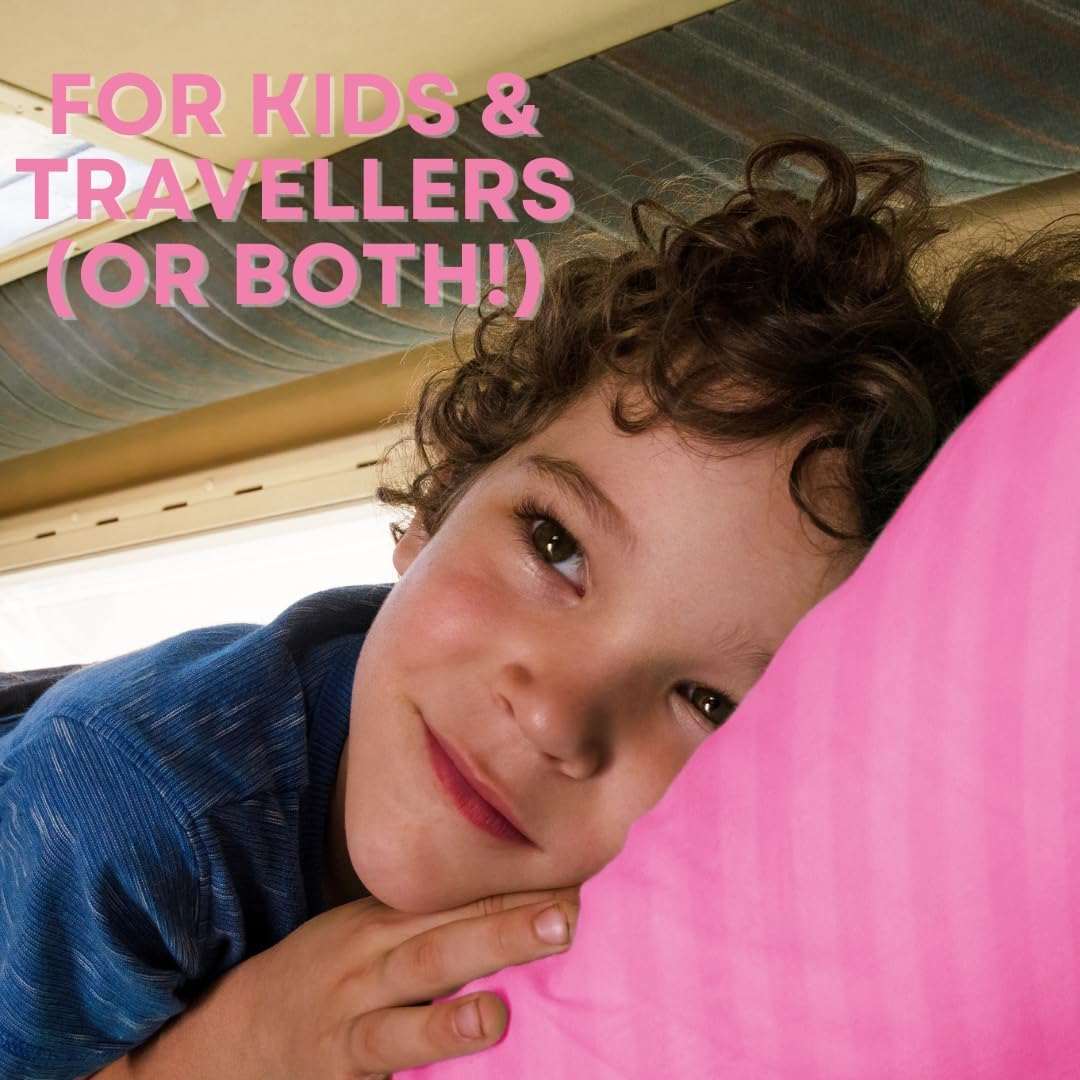 kinder Fluff Children Pillows (2pk) - The only Pillow for Kids 300T Cotton Shell & Down Alternative