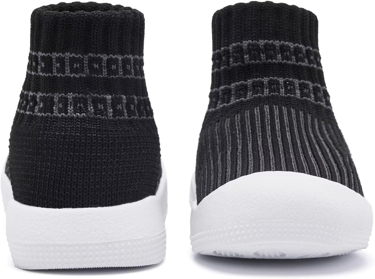 Eashi Baby Boy Girl Non-Skid Indoor Infant Walking Shoes Breathable Warm Elastic Sock Shoes with