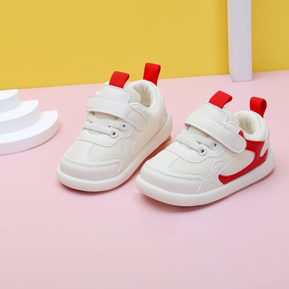 Baby Boy Girl Shoes Infant Non Slip Sneakers Breathable Lightweight Toddler First Walking Shoes 6