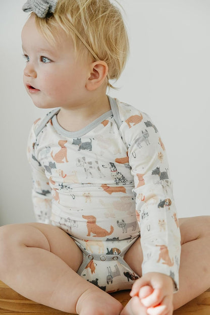 Copper Pearl Long Sleeve Bodysuit Baby: Ultra Soft Baby for Newborns, Boys, and Girls - Stylish