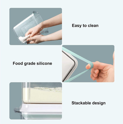 Airtight Food Storage Container Formula Milk Powder Containers Dispenser with Spoon BPA-Free for