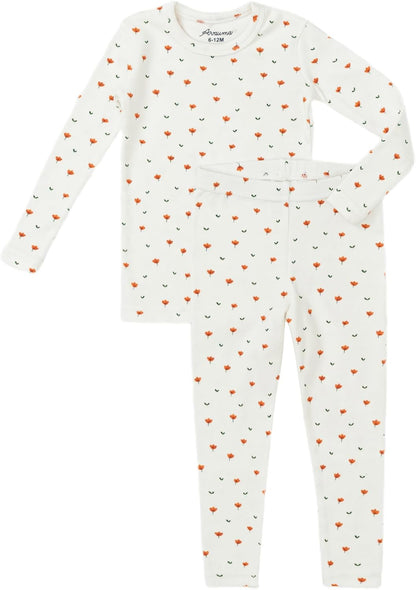 AVAUMA Baby Boys Girls Pajama Set 6M-7T Kids Cute Toddler Snug fit Pattern Design Pjs Cotton