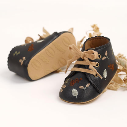 Baby Shoes Mary Jane Flats Non Slip Soft Sole Infant Toddler Sneakers First Walkers Party Christmas