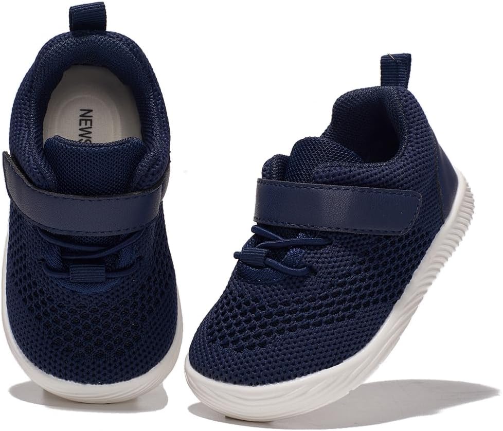 Newsonet Baby Shoes Boys Girls First Walking Breathable Non Slip Walker Sneakers Soft Sole 6 9 12