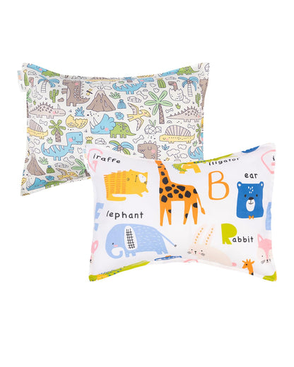 ALVABABY Toddler Pillowcases 2 Pack Organic Cotton Kids Pillow Cover Fit 13"x 18" or 12"x18"
