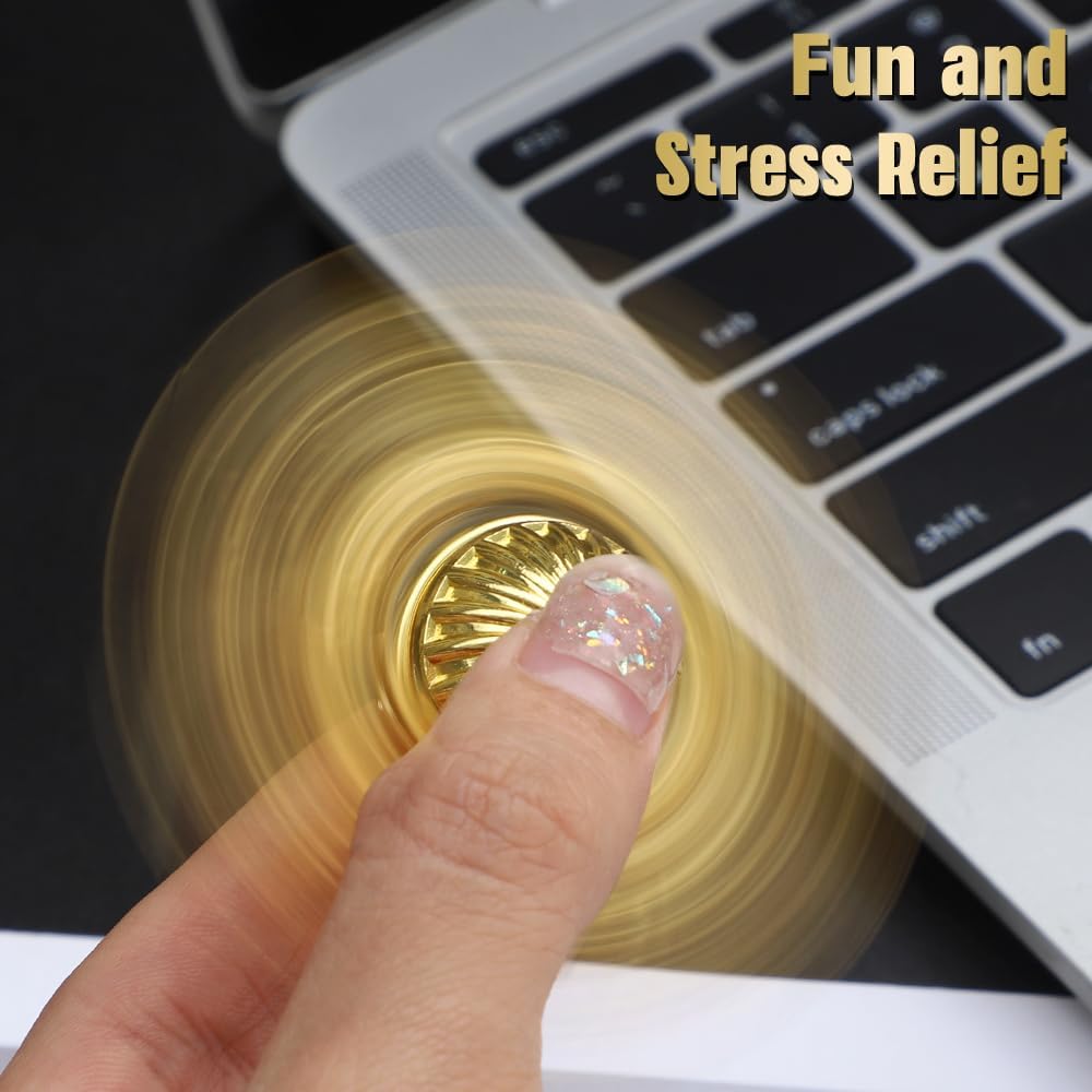 Cool Fidget Spinner for Kids Adults, Magic Orb Finger Hand Spinner Toys Stress Relief Ball Sensory