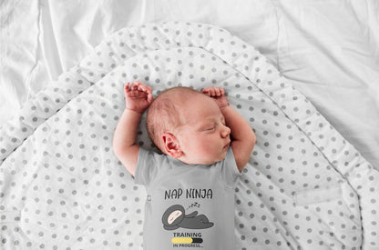 Infant Short Sleeve Baby Bodysuit for Sensitive Skin | Eczema-Friendly Newborn Clothing for Boys or