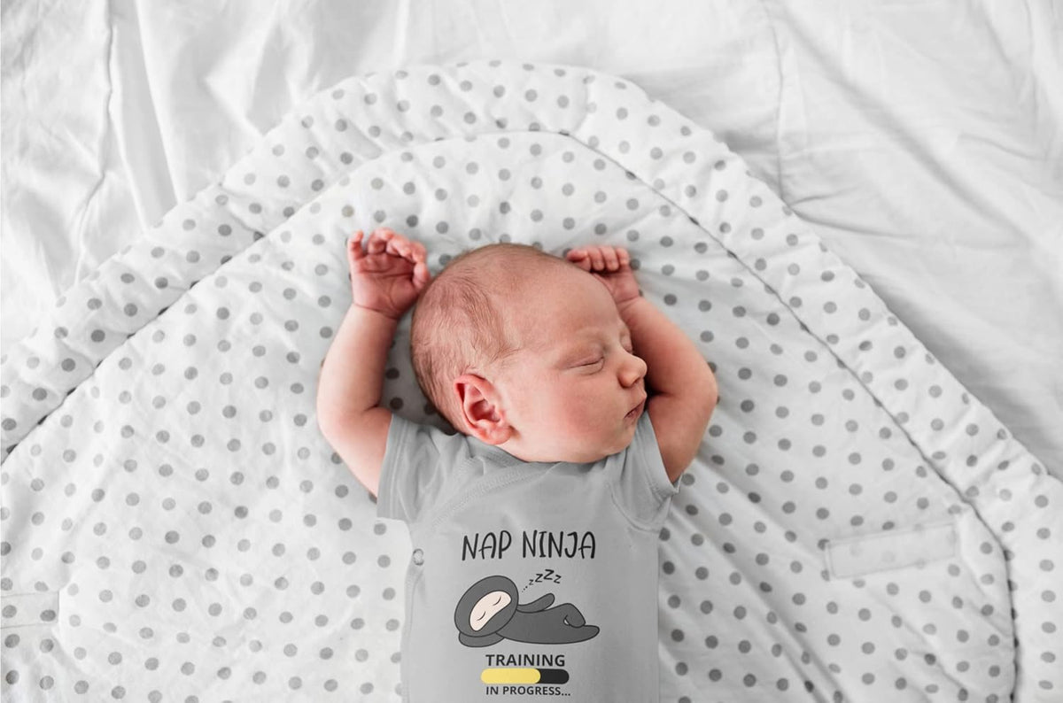 Infant Short Sleeve Baby Bodysuit for Sensitive Skin | Eczema-Friendly Newborn Clothing for Boys or