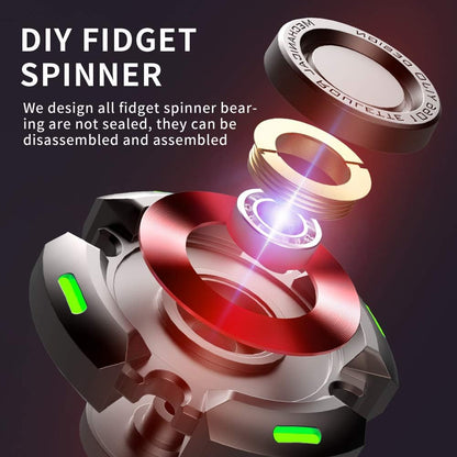 Fidget Spinners for Adults and Kids, Stress Anxiety ADHD Relief Figets Toy, Metal Finger Hand