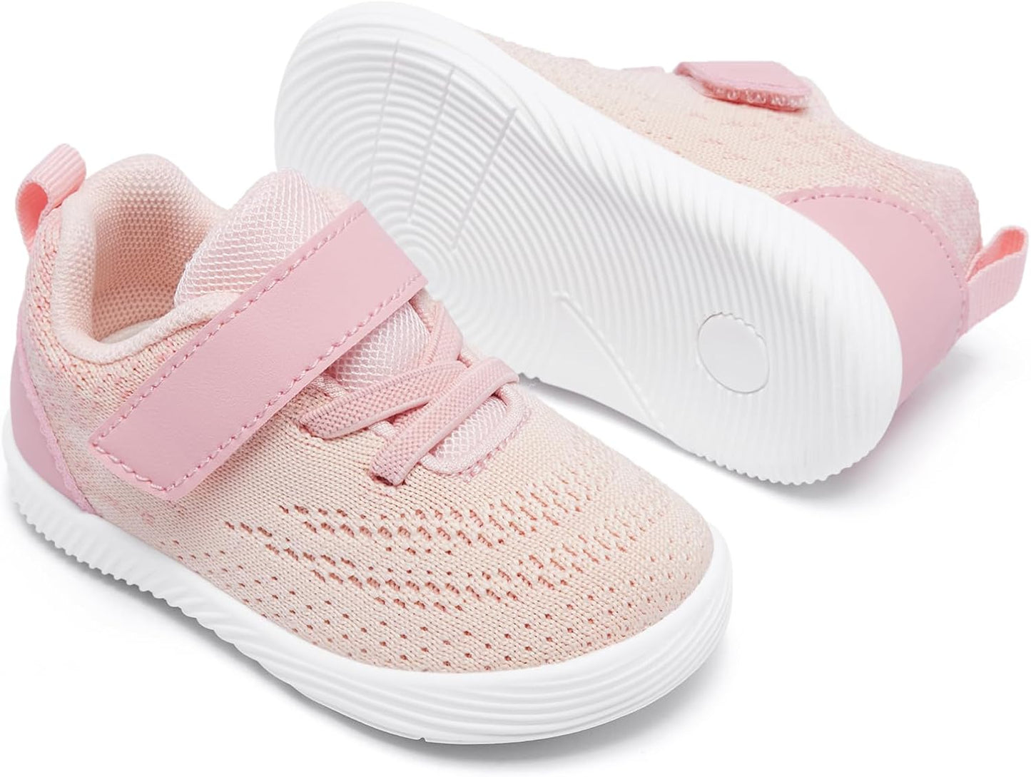 MORENDL Toddler Sneakers Baby Boys & Girls Barefoot Shoes Lightweight Breathable Walking Running