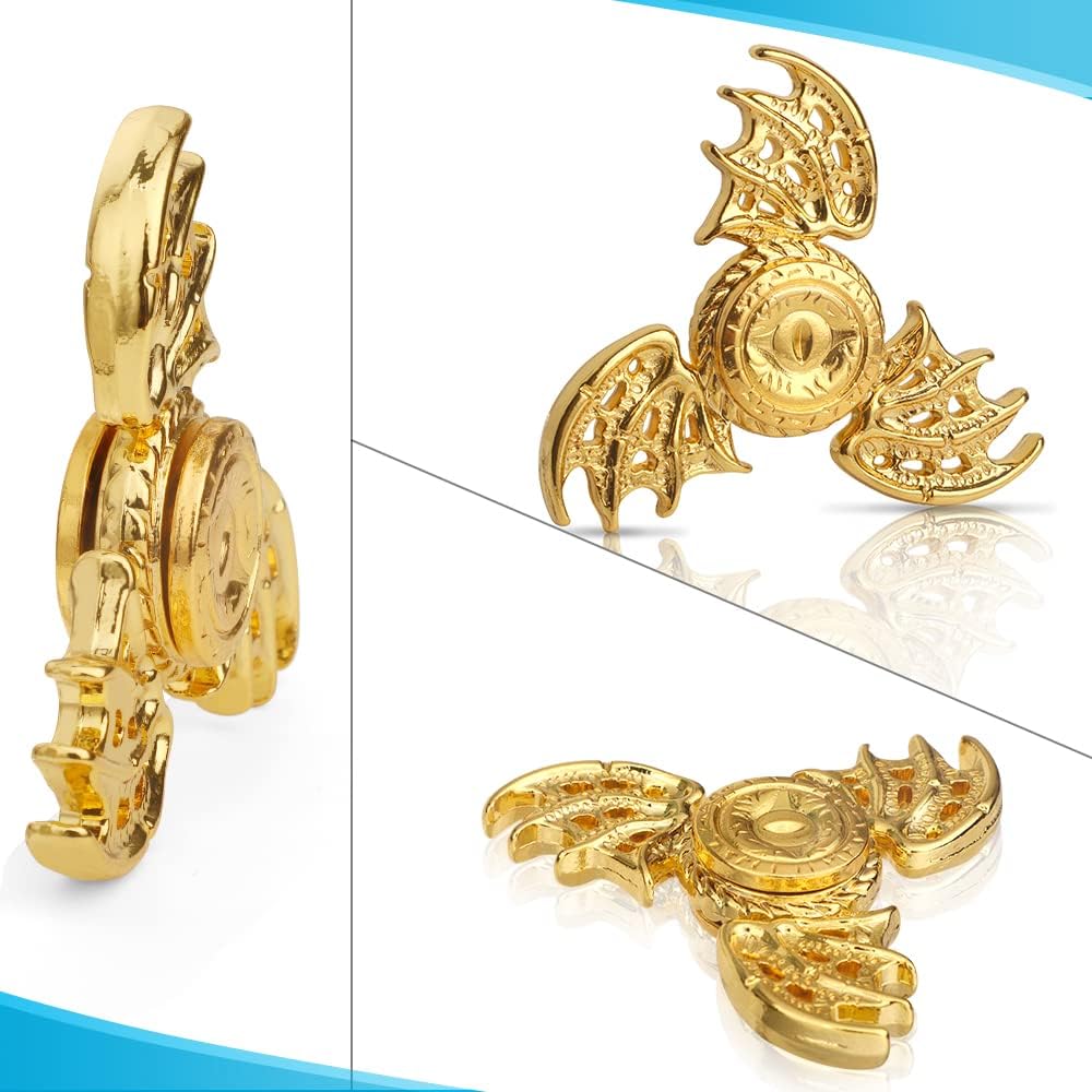 Phoenix Cool Fidget Hand Spinners Metal for Kids Adults, Dragon Finger Spinner Metal Gift for Age