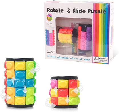R.Y.TOYS Rotate and Slide Puzzle-Design Patent,Fidget Toys(Restore Order/Create Patterns) 8