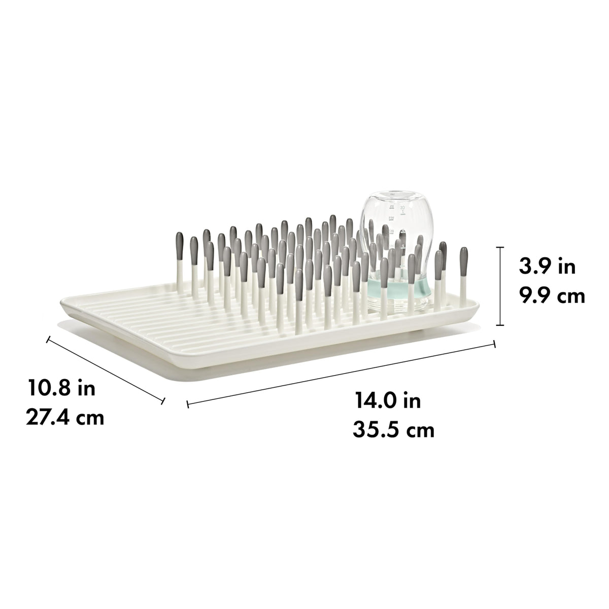 Newborn Essential, Dries Bottles And Accessories, Built-In Drain Board, Compact Design, Easy To