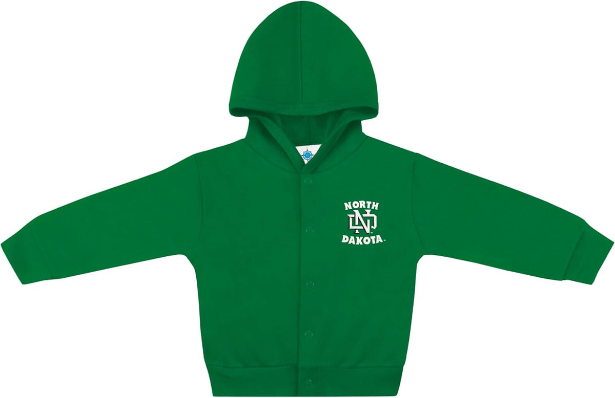 Creative Knitwear College Baby Snap Hooded Jacket - Team Logo, Multiple Colors, for Boys & Girls