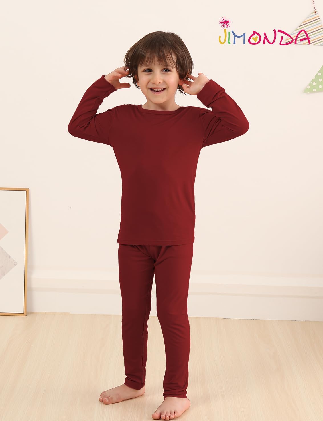 Jimonda Baby Boys Girls Pajama Sets Toddler Sleepwear Cool Jammies 2pcs Viscose from Bamboo PJs