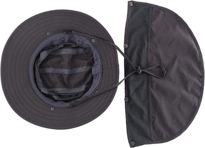 Home Prefer UPF 50+ Boys Sun Hat with Neck Flap Wide Brim Summer Beach Bucket Hat for Boys Girls
