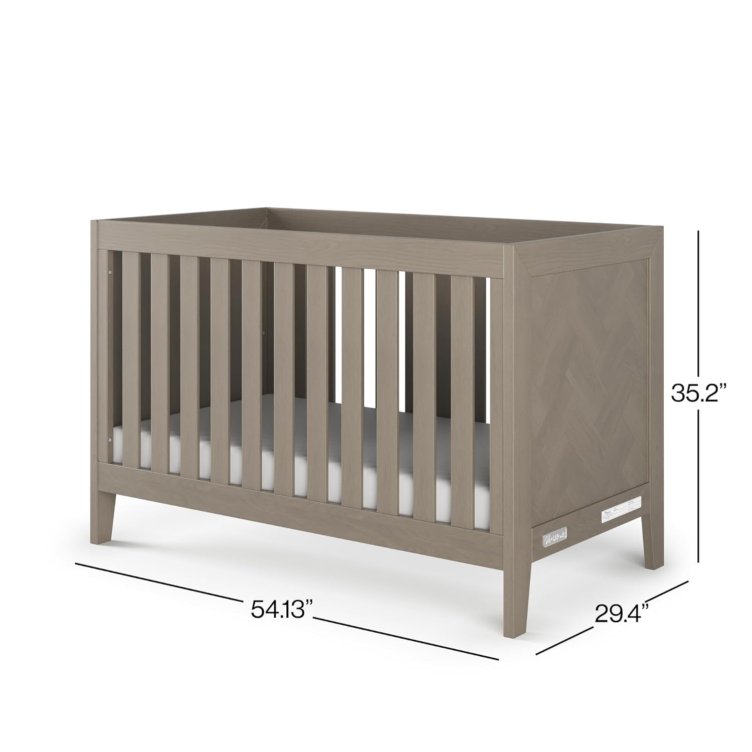 Child Craft Kieran 3 in 1 Convertible Crib, Baby Crib Converts to Day Bed, Toddler Bed, 3