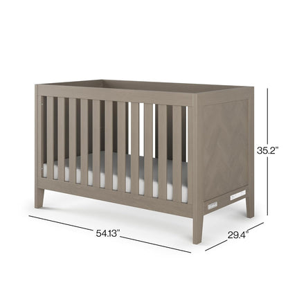 Child Craft Kieran 3 in 1 Convertible Crib, Baby Crib Converts to Day Bed, Toddler Bed, 3
