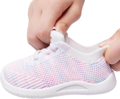 MORENDL Toddler Shoes Baby Walking Sock Shoes Infant Sneakers 0-4 Years Boy Girl Barefoot Tennis