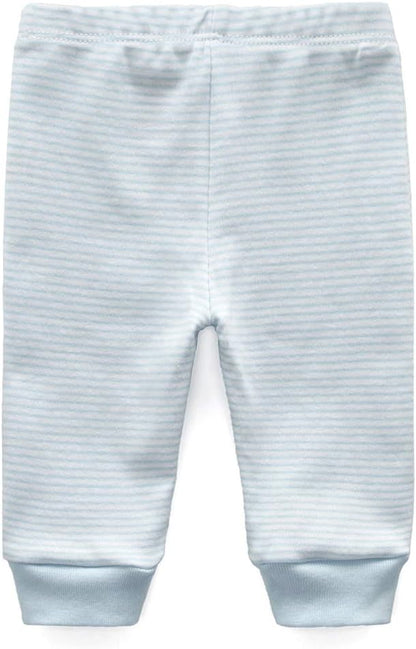 Unisex Newborn Baby Cotton 4-Pack Pants Embroidery Pringting Casual Leggings 0-24 Months for Boys