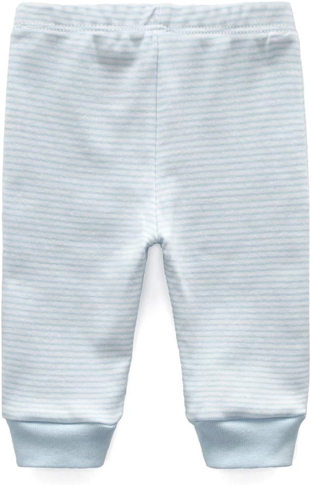 Unisex Newborn Baby Cotton 4-Pack Pants Embroidery Pringting Casual Leggings 0-24 Months for Boys