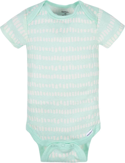 Gerber Baby 8-Pack Short Sleeve Onesie Bodysuits