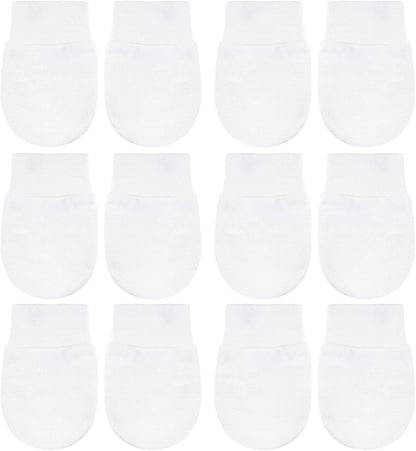 No Scratch Baby Mittens Newborn Infant Toddler Mittens Soft Elastic Wrist Gloves Mitten for 0-6
