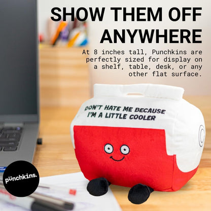 Milking It Plushie, Funny Meme Gag Gift, Comical Plush Collectible, Stocking Stuffer Present, Great
