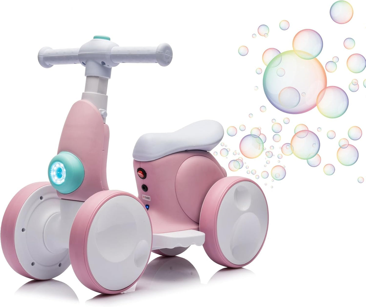 6V Electric Baby Balance Bike for 1 Year Old Boys Girls Ride on Toys 12-48 Months Toddler Balance