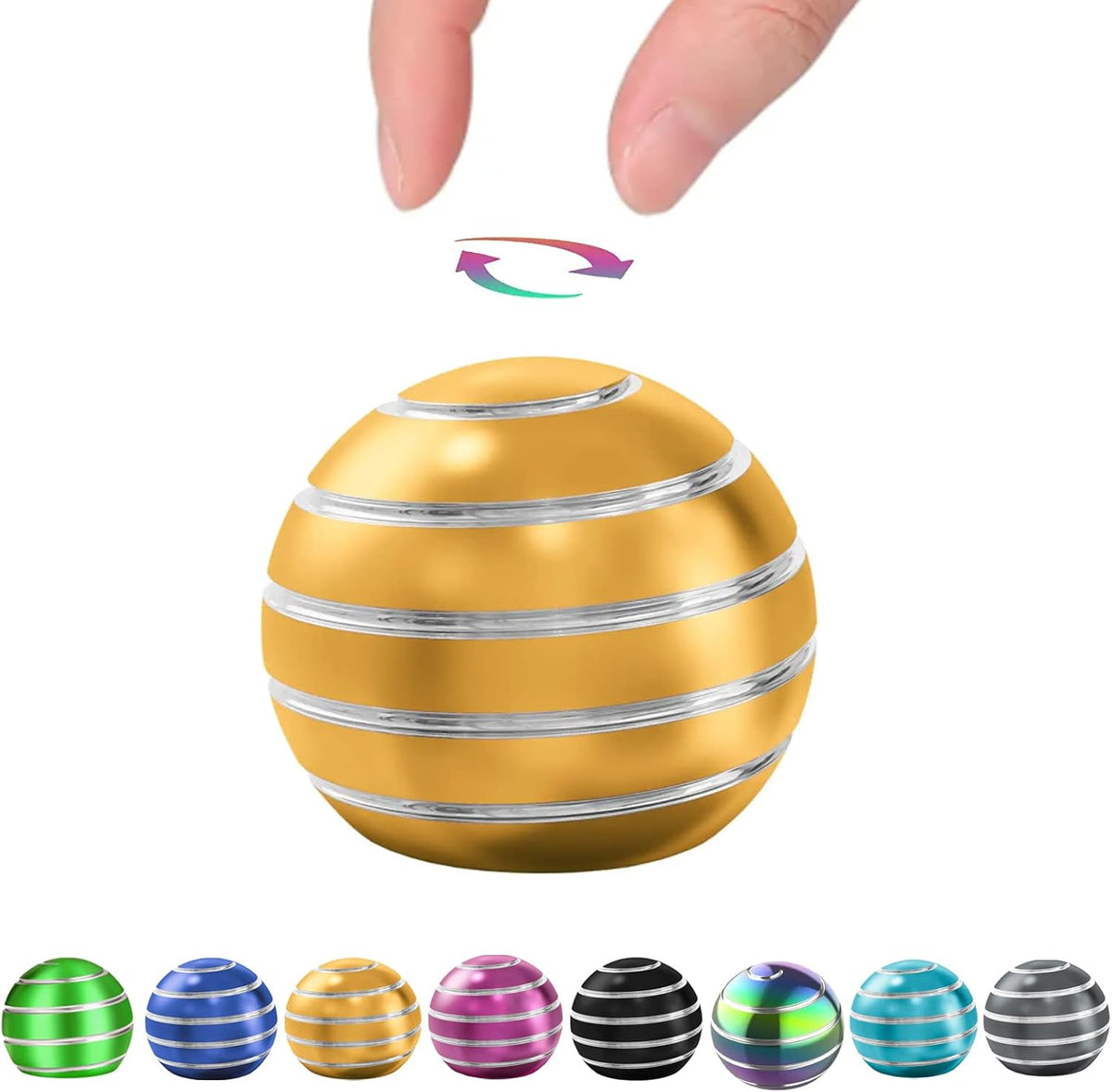 Adults Fidget Toys, 1.77" Kinetic Spinning Desk Toys for Office for Adults, Kids Fidget Toys for