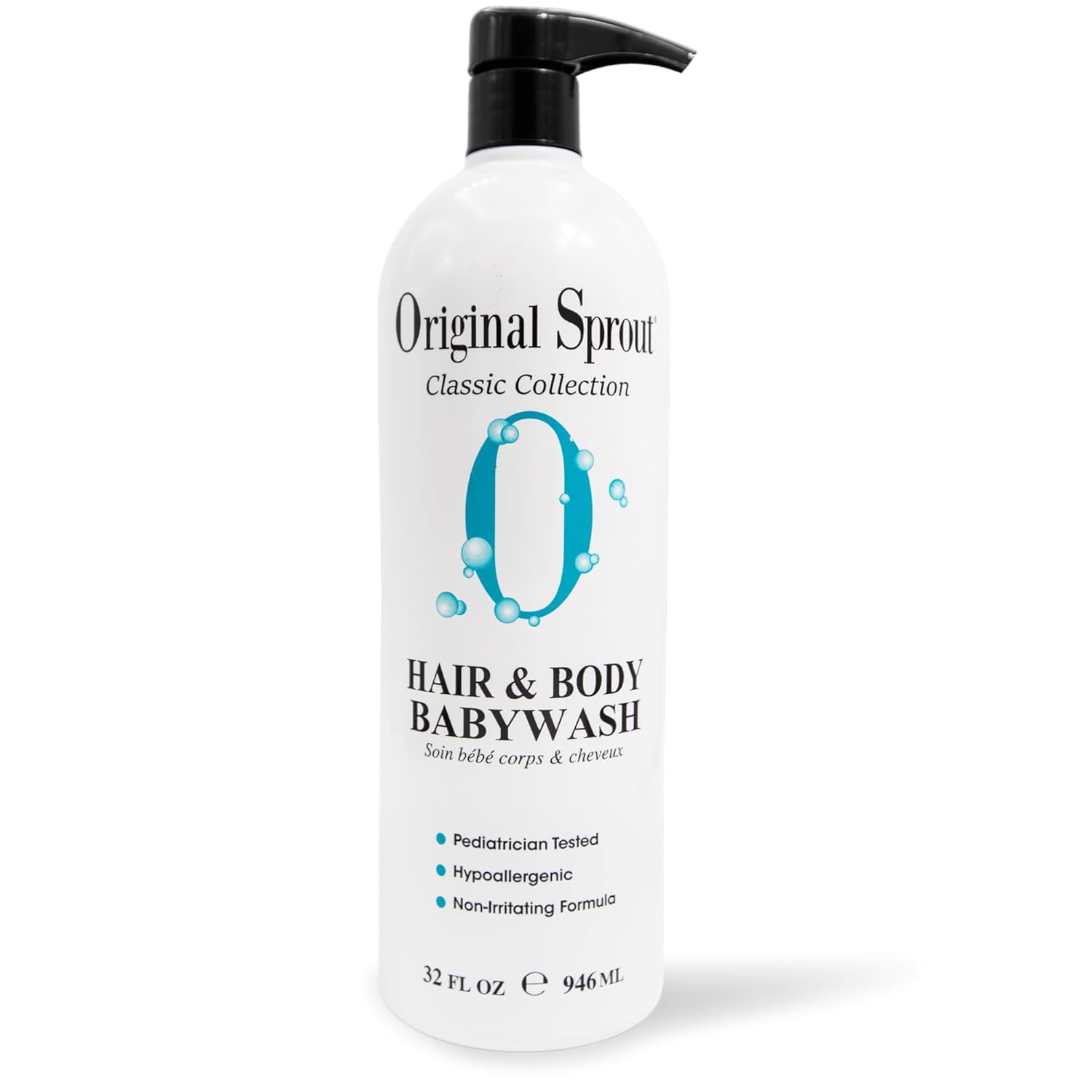 Original Sprout Baby Shampoo and Body Wash, Hypoallergenic Formula with Organic Calendula &