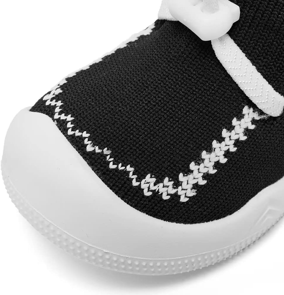 Eashi Baby Boy Girl Non-Skid Indoor Infant Walking Shoes Breathable Warm Elastic Sock Shoes with