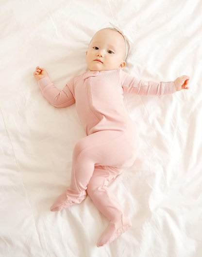 VAENAIT BABY Infant Toddler Boys Girls Footed One-Piece Sleep and Play Premium Modal Pajamas 1-2