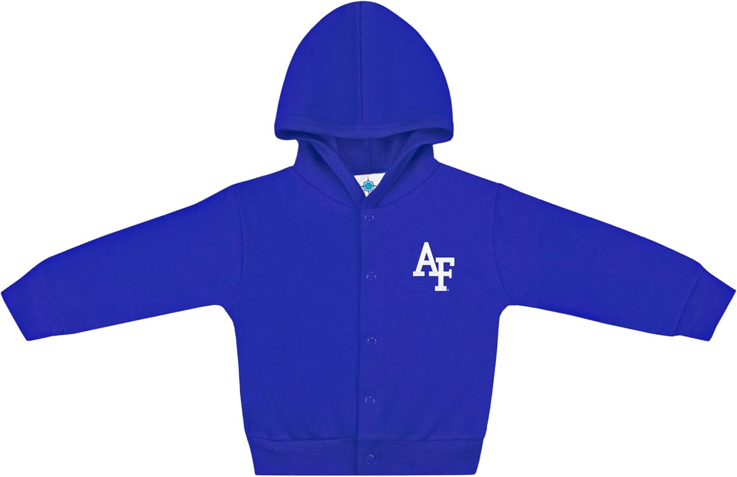 Creative Knitwear College Baby Snap Hooded Jacket - Team Logo, Multiple Colors, for Boys & Girls