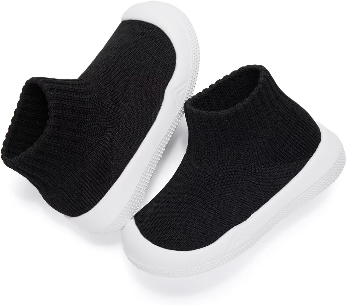 Eashi Baby Boy Girl Non-Skid Indoor Infant Walking Shoes Breathable Warm Elastic Sock Shoes with